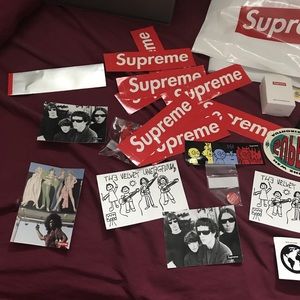 Supreme Stickers + Accessories